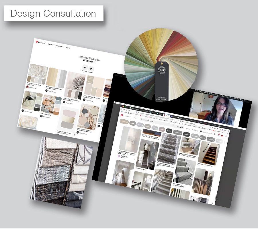 Design Consultation interior design package available online and for home visits in Oxfordshire, Berkshire from Flippa Interiors