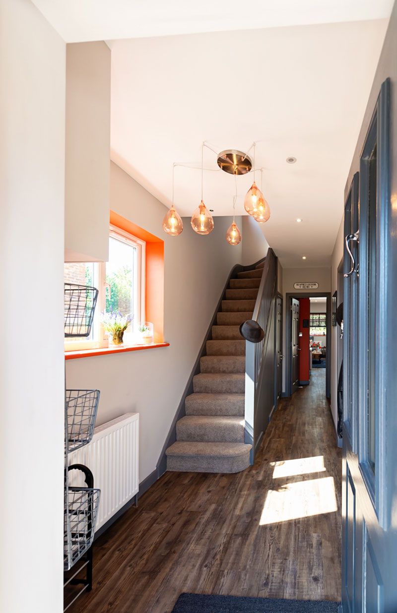 hallway-interior-design-scheme-with-orange-accents